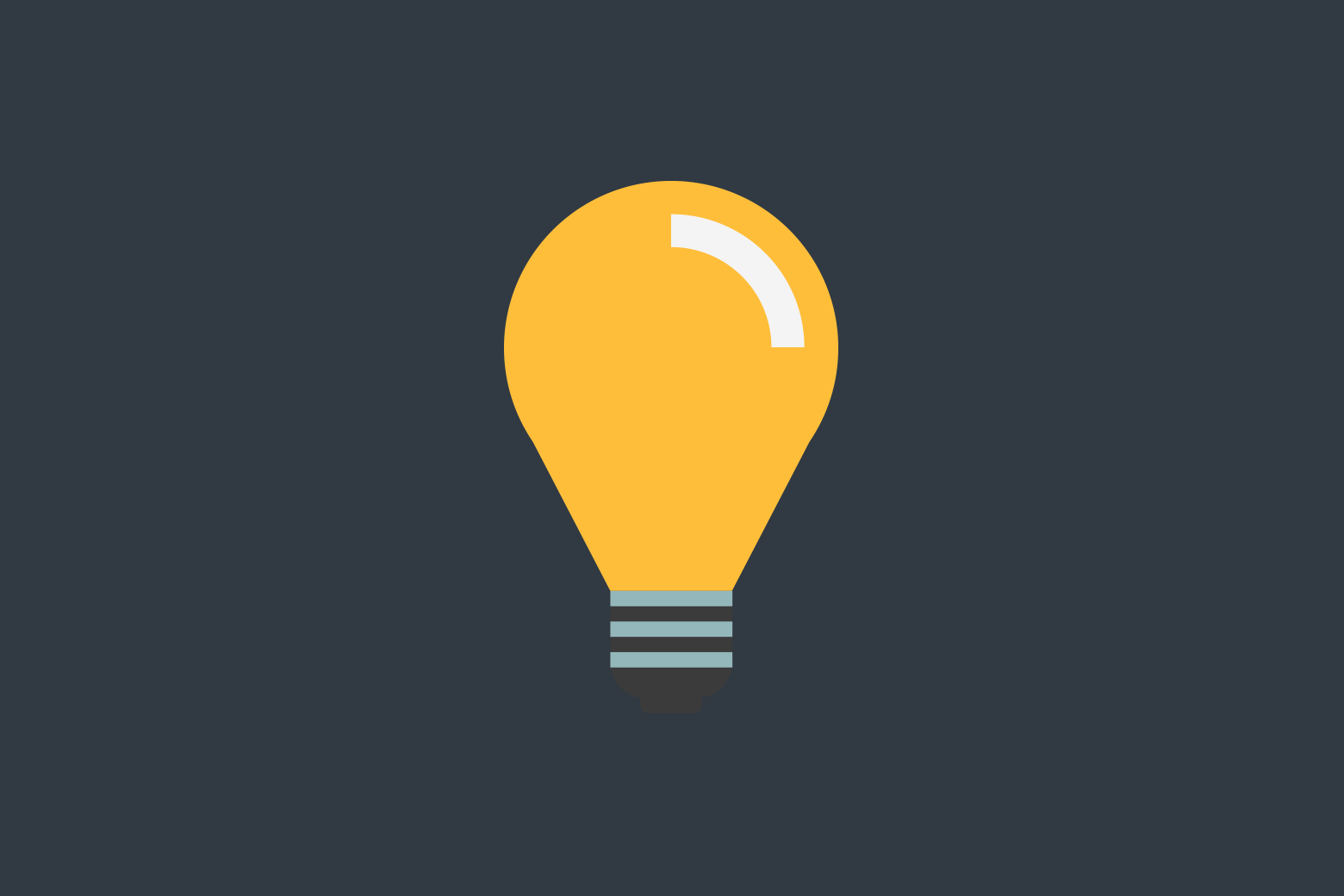 Light bulb with green background