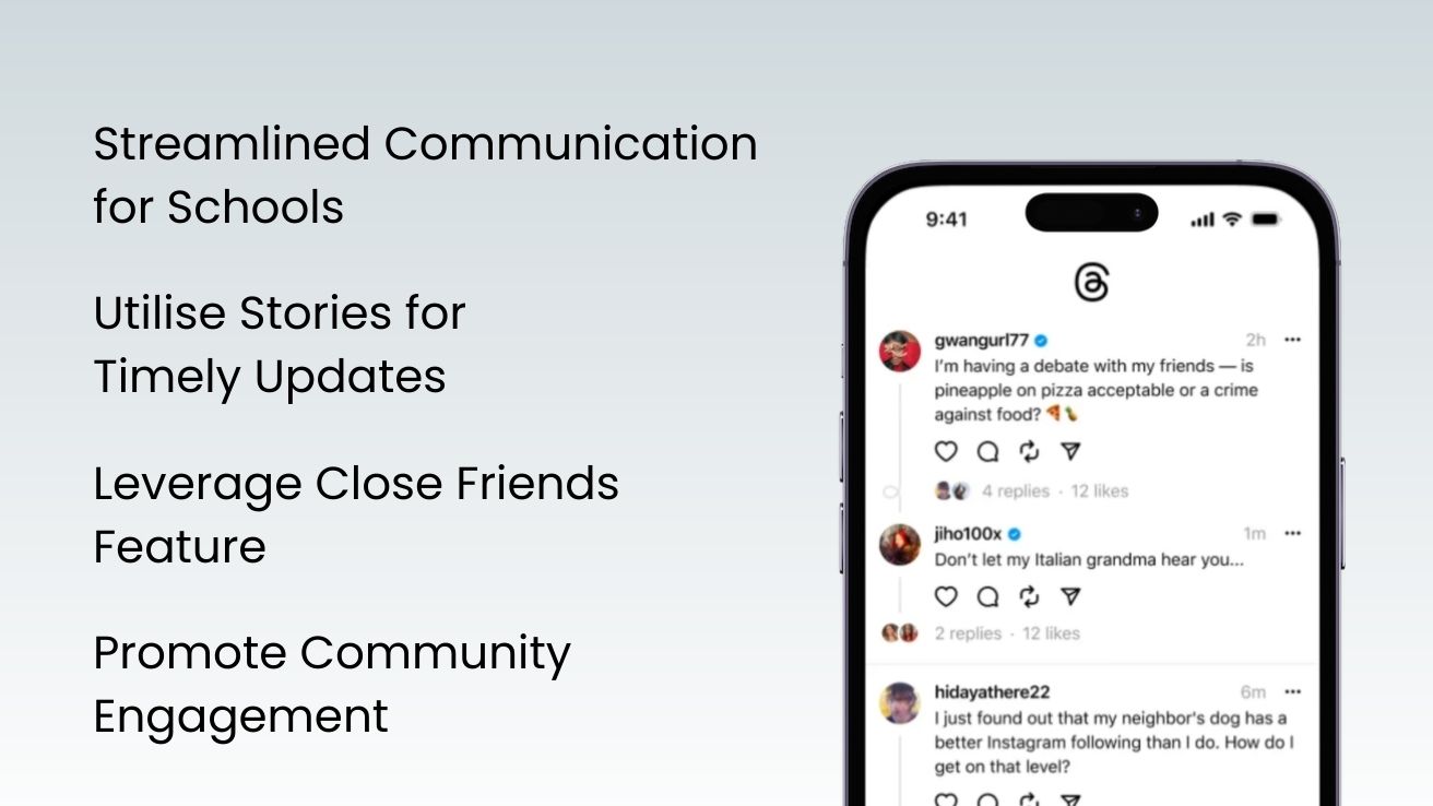 Instagram Threads App for Schools