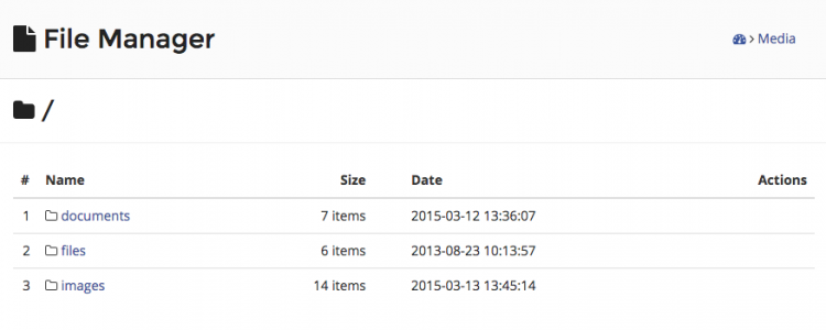 file manager screenshot