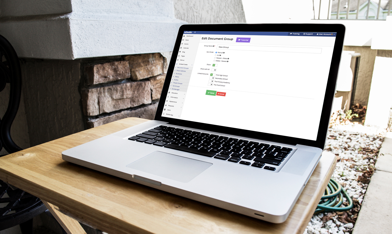 Shared Document Groups Screenshot