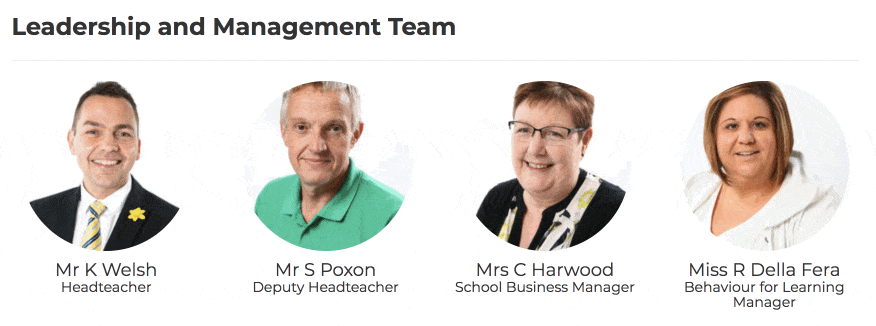 Beautiful staff pages