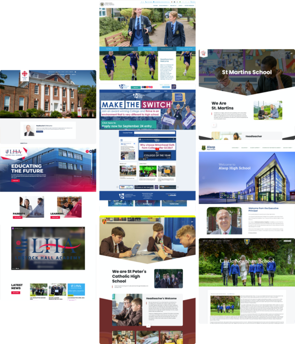 Secondary School Website Design Schudio