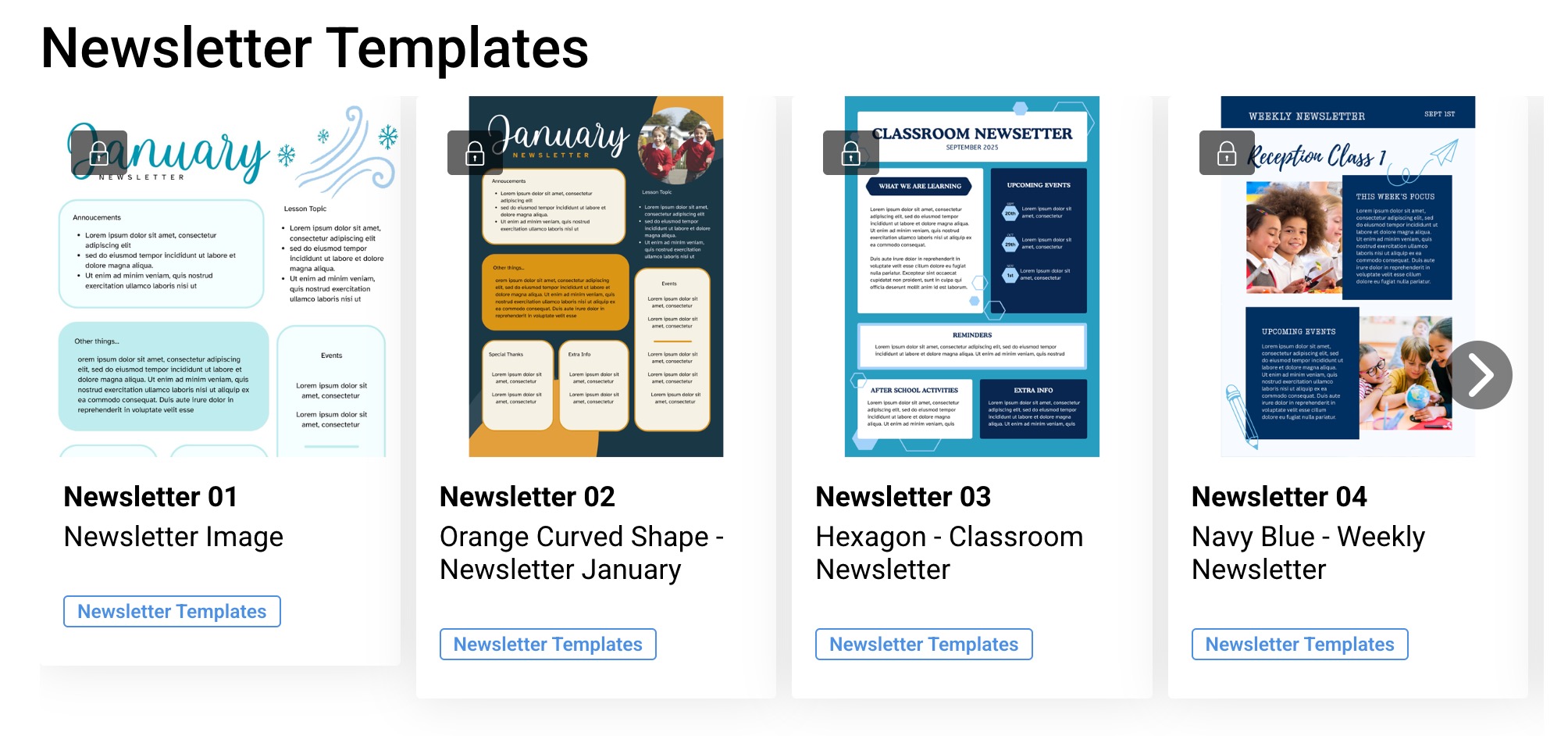 newsletter templates