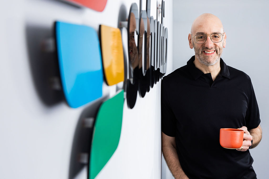 Schudio studio Ian Richardson, CEO of Schudio, in the Schudio studio